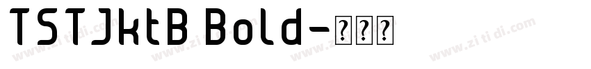 TSTJktB Bold字体转换